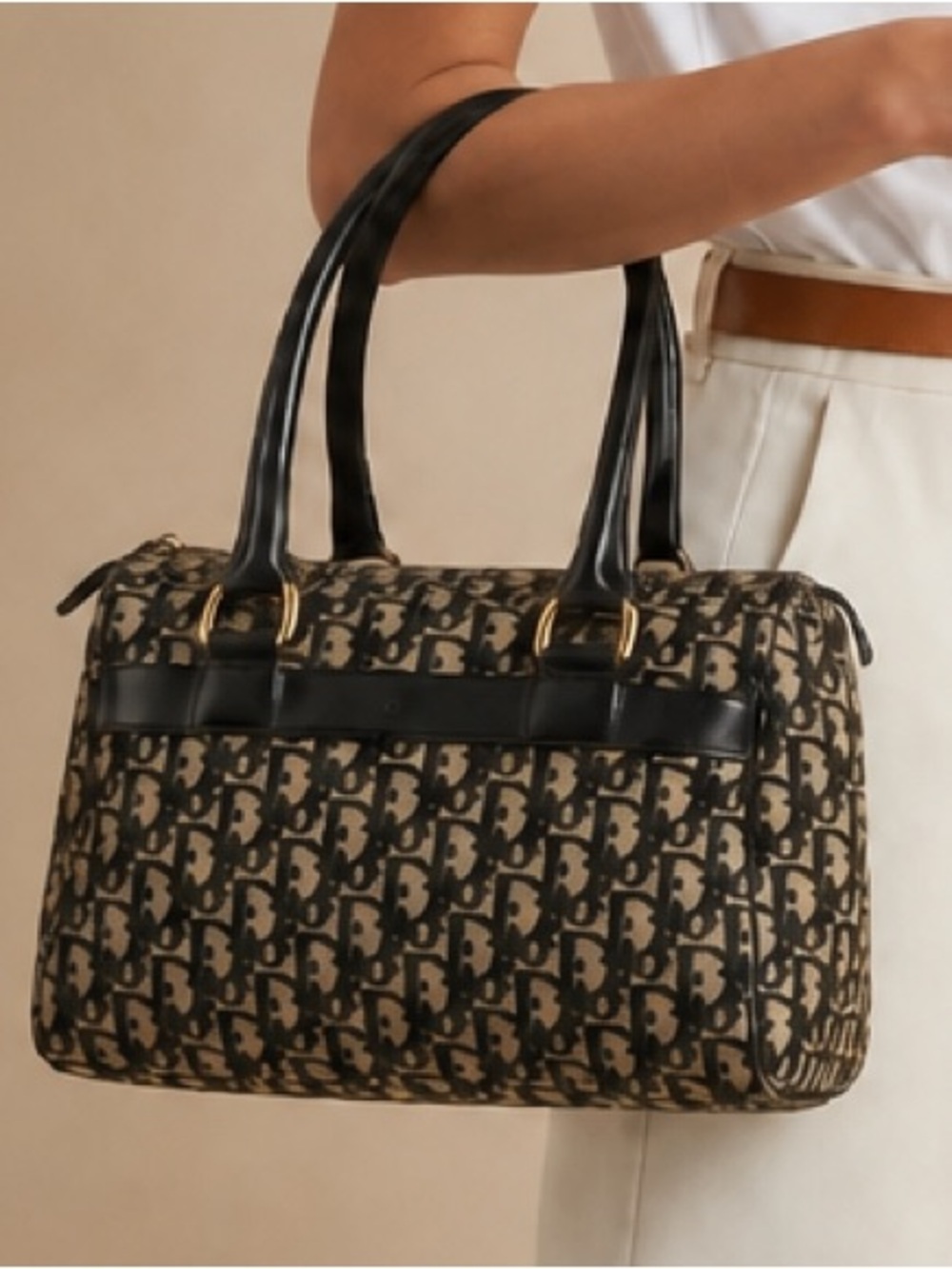 Dior trotter Boston bag